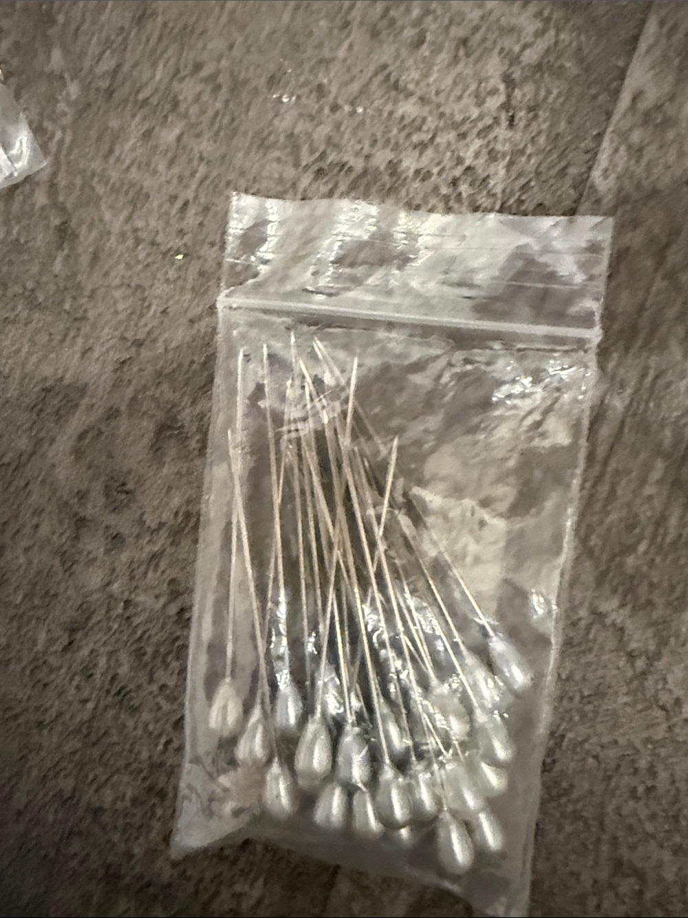 Silver Teardrop Head Pins - Pack of Jewelry Findings